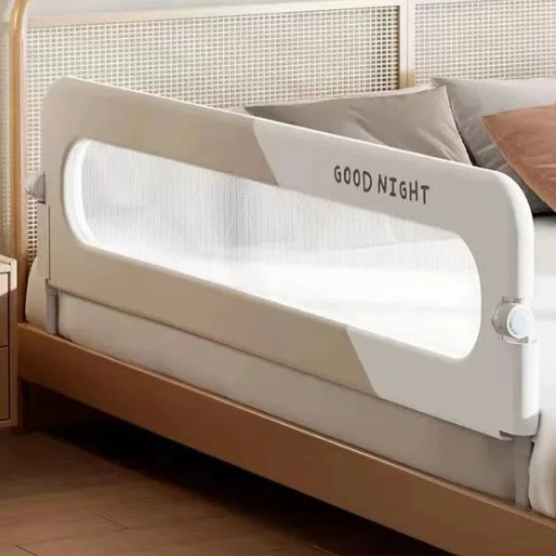 Foldable Baby Bed Rail Guard – Anti-Fall Safety Barrier for Infants & Kids, 150/180/200 x 70 cm (59/71/79 x 27.6 in)