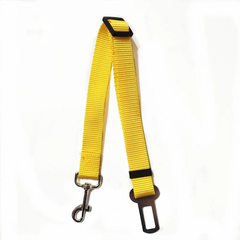 Adjustable Pet Car Seat Belt Harness for Dogs & Cats – Breakaway Travel Leash Restraint