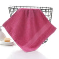 100% Cotton Face Towel 34 x 34 cm (13.4 x 13.4 in) Soft Square Washcloth for Kids & Adults Absorbent Facial Hand Towel