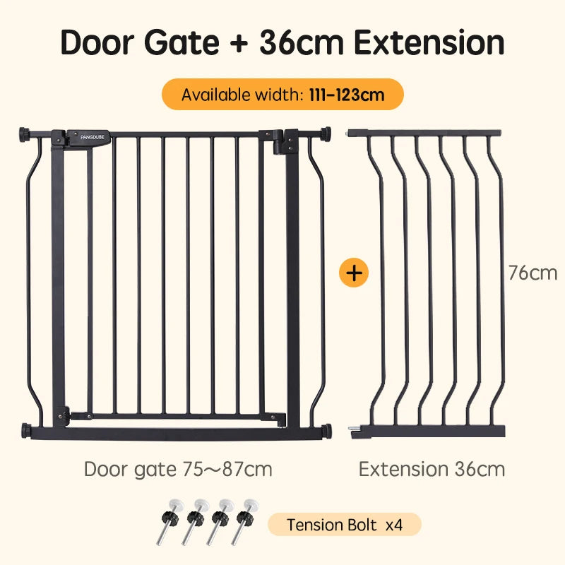 Adjustable Baby Playpen & Safety Gate for Stairs — Child and Pet Security Door