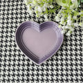 Heart-Shaped Ceramic Pet Bowl 12 cm (4.7 in) – Wide Anti-Vomiting Design for Small Cats & Dogs