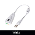 USB 7.1 External Sound Card – Virtual 7.1 Audio Adapter for PC Gaming, Plug-and-Play