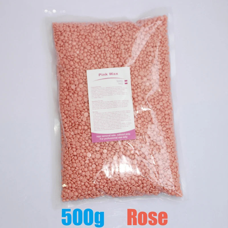 Hard Wax Beans for Hair Removal – 500g/200g/50g (17.6 oz/7.1 oz/1.8 oz) Pearl Wax for Wax Warmers | Body & Brazilian Waxing
