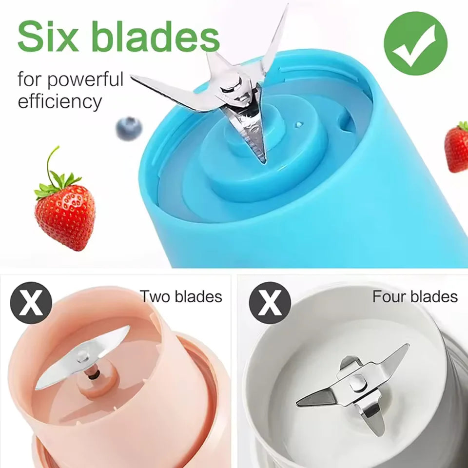 USB Rechargeable Mini Electric Juicer Cup - Portable Fruit Blender & Automatic Squeezer for Orange Lemon