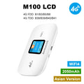 Unlocked MiFi WiFi 6 Mobile 3G/4G LTE Router with SIM Slot - 2.4GHz 150Mbps Portable Travel WiFi Hotspot