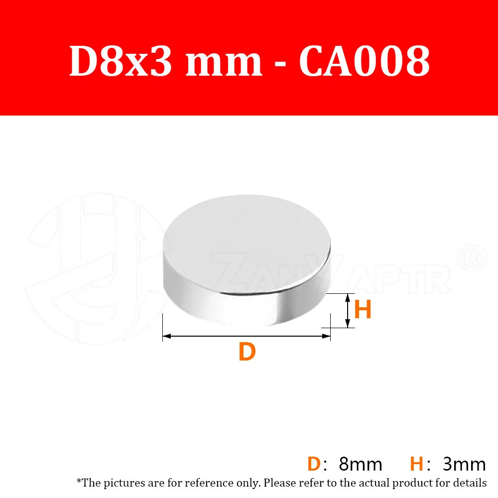 Circular Magnet DIY Parts for 3D Printers — Magnetic Hardware & Replacement Magnets