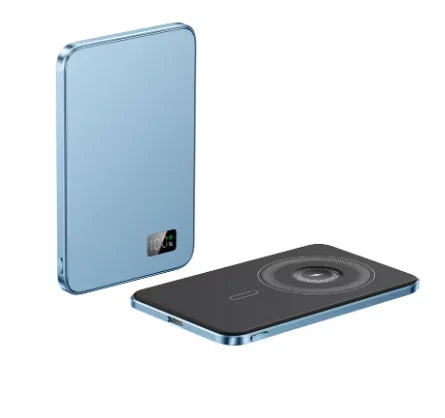 Ultra-Thin Magnetic Wireless Power Bank 20W - Alloy Portable MagSafe-Compatible Charger