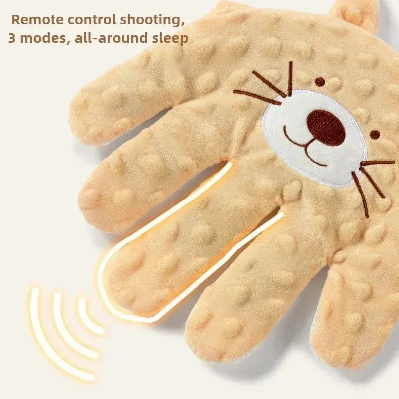 Baby Sleep Aid Palm Pillow with Remote — Soothing Plush for Newborns & Toddlers