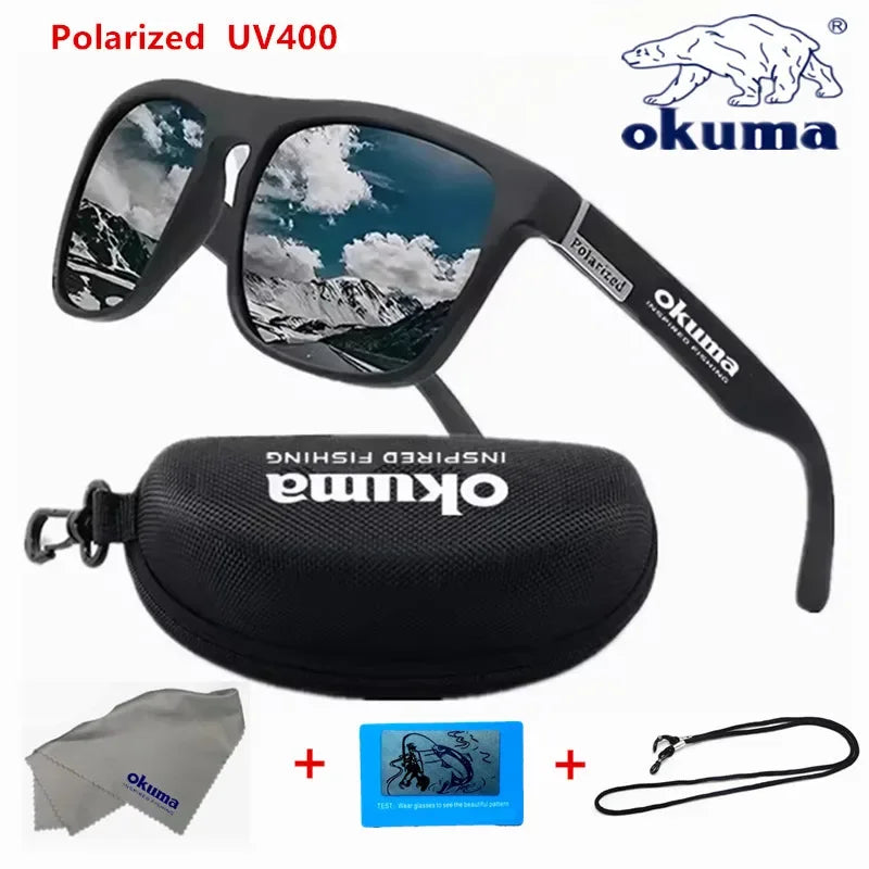 Polarized UV400 Sunglasses — Unisex Outdoor Fishing, Hunting, Driving & Cycling Shades with Optional Box