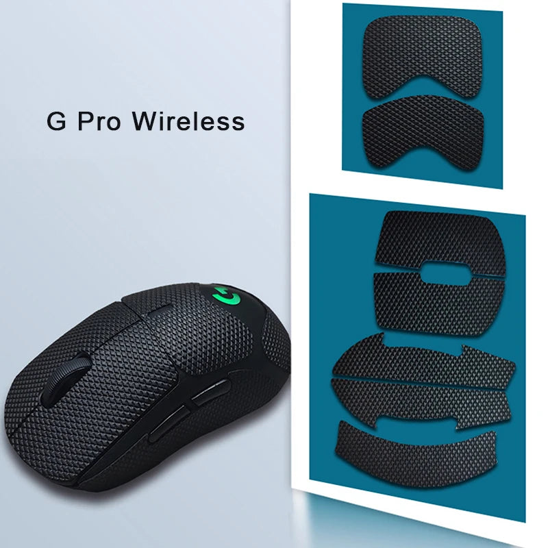 Anti-Slip Mouse Grip Tape — Ultra-Thin Sweat-Wicking Full-Body Skate Sticker for Wireless Gaming Mice