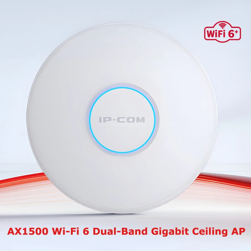 WiFi 6 AX1500 Dual-Band Ceiling Access Point - Gigabit PoE Mesh WiFi Extender (2.4/5 GHz, MU-MIMO, OFDMA)