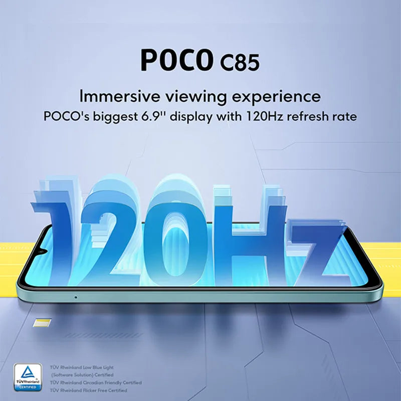 Global 6.9-inch (17.5 cm) Smartphone 128GB / 256GB, Helio G81, 6000mAh Battery, 50MP Triple Camera, 33W Fast Charge, NFC