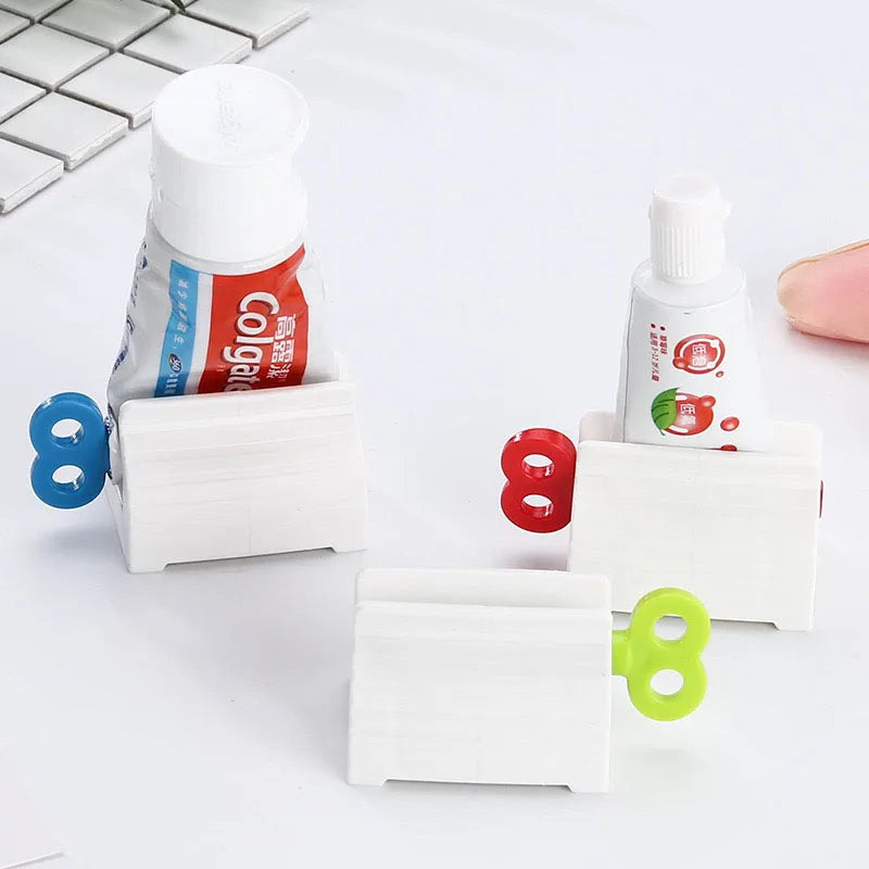 Portable Toothpaste Tube Squeezer Manual Dispenser Holder for Toothpaste & Facial Cleanser