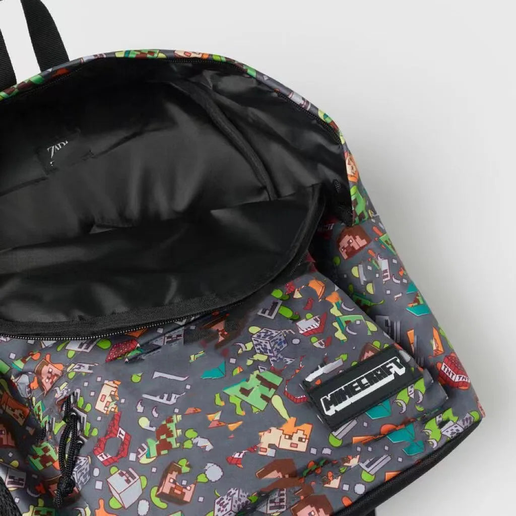 Cartoon Kids Backpack Large Capacity Kindergarten Schoolbag Double-Shoulder Student Bag