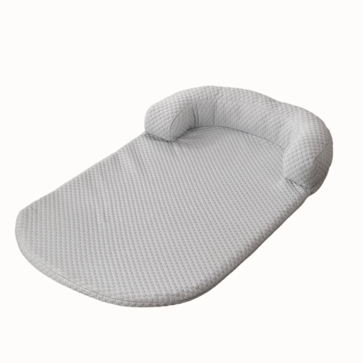 Cooling Ice Silk Pet Bed with Pillow - Breathable Anti-Slip Dog & Cat Cushion, Machine Washable (XS-L)