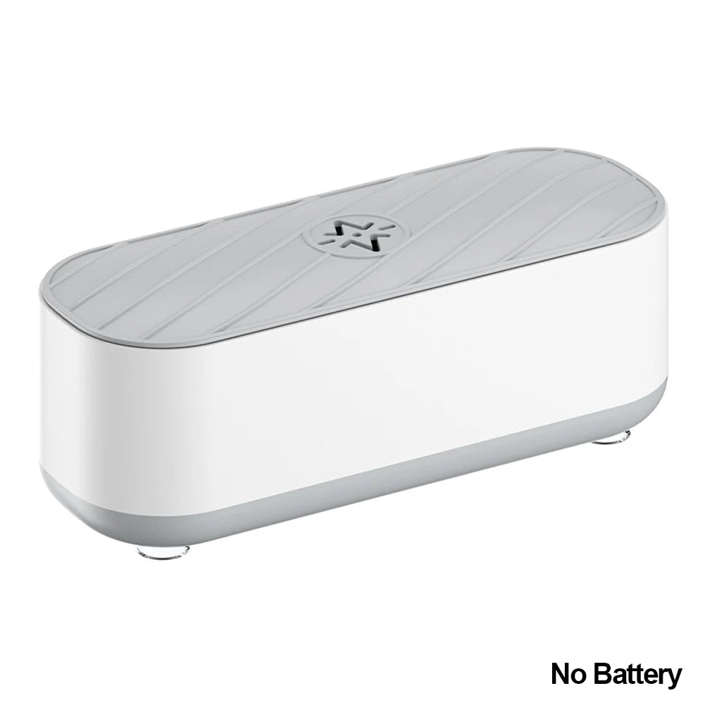 Portable Ultrasonic Cleaner for Jewelry & Glasses — USB Rechargeable or Battery-Powered with UV Sterilizer