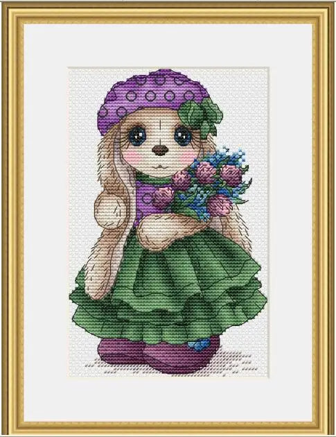 Counted Cross Stitch Kit – Christmas Needlework DIY Decoration