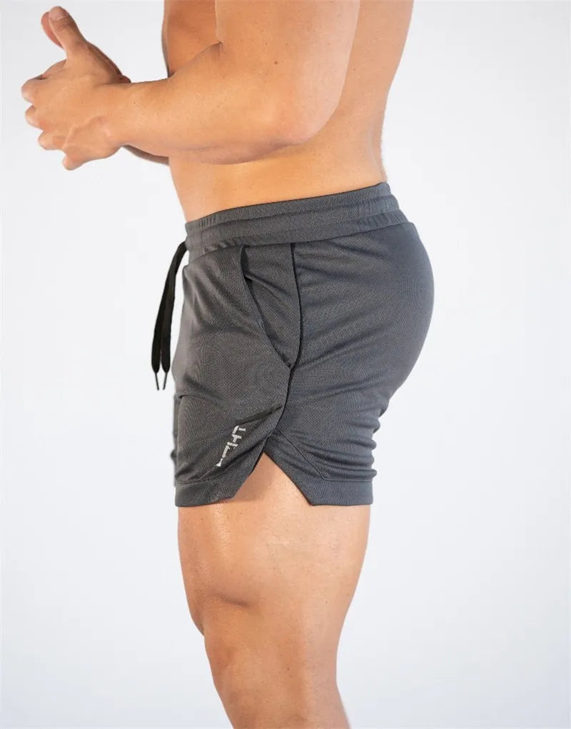 Men's Breathable Mesh Sports Shorts – Lightweight Running & Gym Training Shorts