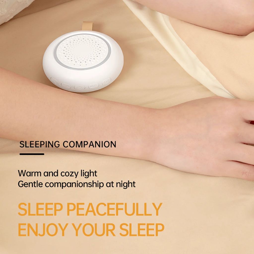 White Noise Machine 24 Soothing Sounds Portable Baby Sleep Aid with Night Light USB-C Rechargeable