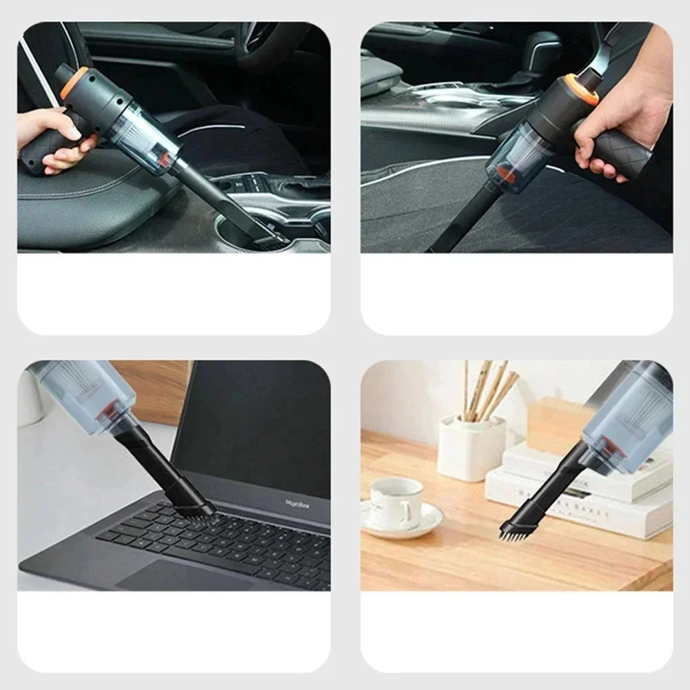 Cordless Handheld Car Vacuum Cleaner 690000Pa 120W 1200mAh Strong Suction Portable