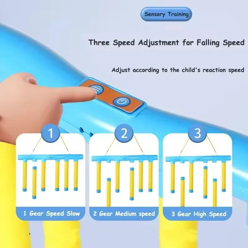 Falling Catching Sticks Game – Reflex & Sensory Hand Reaction Toy for Kids and Adults