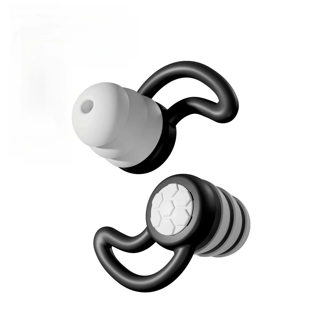 Silicone Noise-Canceling Earplugs - Waterproof 3-Layer Noise Filter for Sleep & Swimming