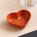 Heart-Shaped Wheat Straw Seasoning Dish - Eco-Friendly Dipping Bowl for Snacks & Condiments
