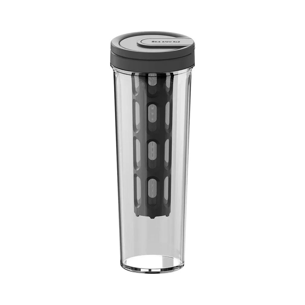 1L (33.8 fl oz) Manual Cold Brew Coffee Maker Bottle with Handle - Portable Tea & Fruit Infuser