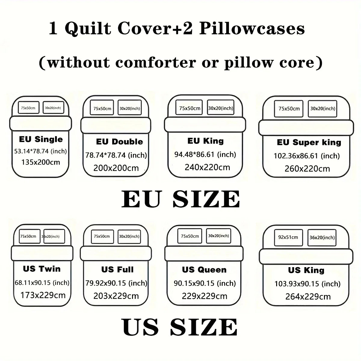 Butterfly Print 3-Piece Bedding Set — 1 Duvet Cover + 2 Pillowcases, Soft Polyester, Multiple Sizes (Twin/Full/Queen/King)