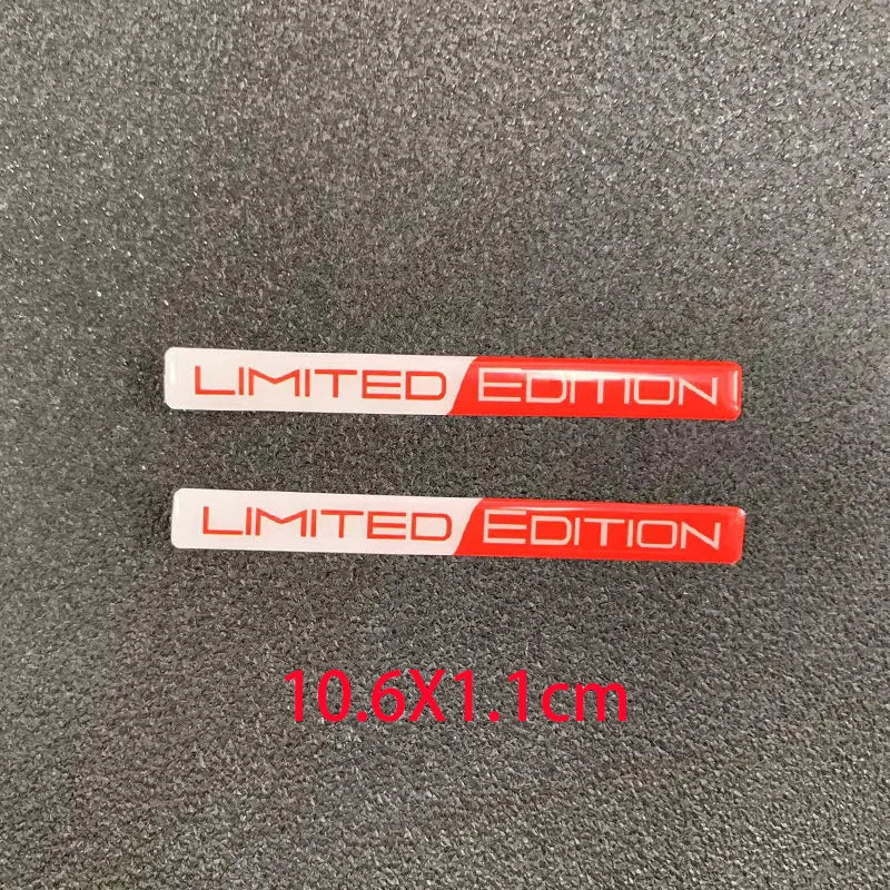 3D Aluminum Emblem Badge Sticker Decal for Car & Motorcycle - Self-Adhesive Automotive Emblem