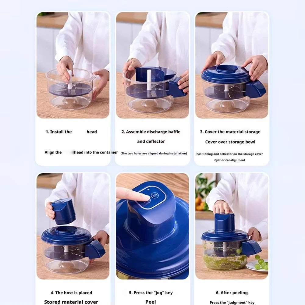 Automatic Electric Grape Peeler – Hands-Free Fruit Peeling Machine for Grapes, Cherries & Berries