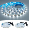 5V USB LED Strip Light 2835/SMD Warm & Cool White TV Backlight Home Decor 1-5m (3.3-16.4ft)