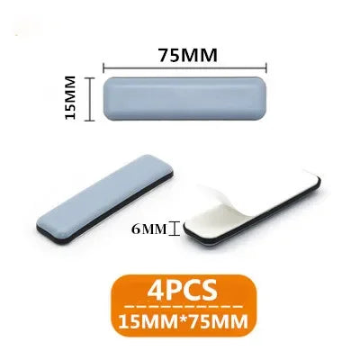 4-Pack Self-Adhesive Furniture Sliders PTFE Felt Floor Protectors - Anti-Scratch Glide Pads for Carpet, Wood, Tile