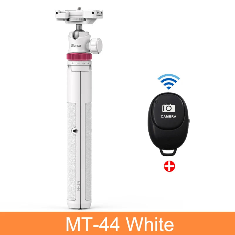 Extendable Vlog Tripod with Cold Shoe Phone Mount — Portable Smartphone & DSLR Table Tripod