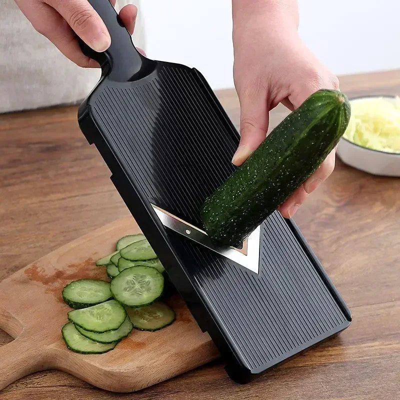 Cabbage Grater Vegetable Slicer 32 x 10 cm (12.6 x 3.9 in) Handheld Stainless Steel Blade Multi-Function Vegetable Shredder & Salad Cutter