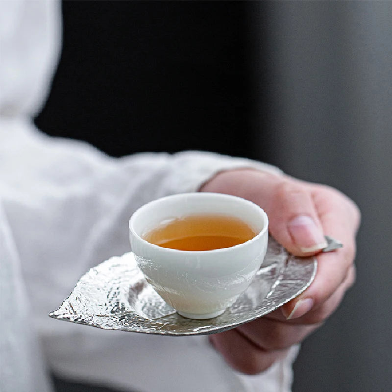 Metal Drink Coaster — Modern Round Table Coaster for Cups & Glasses