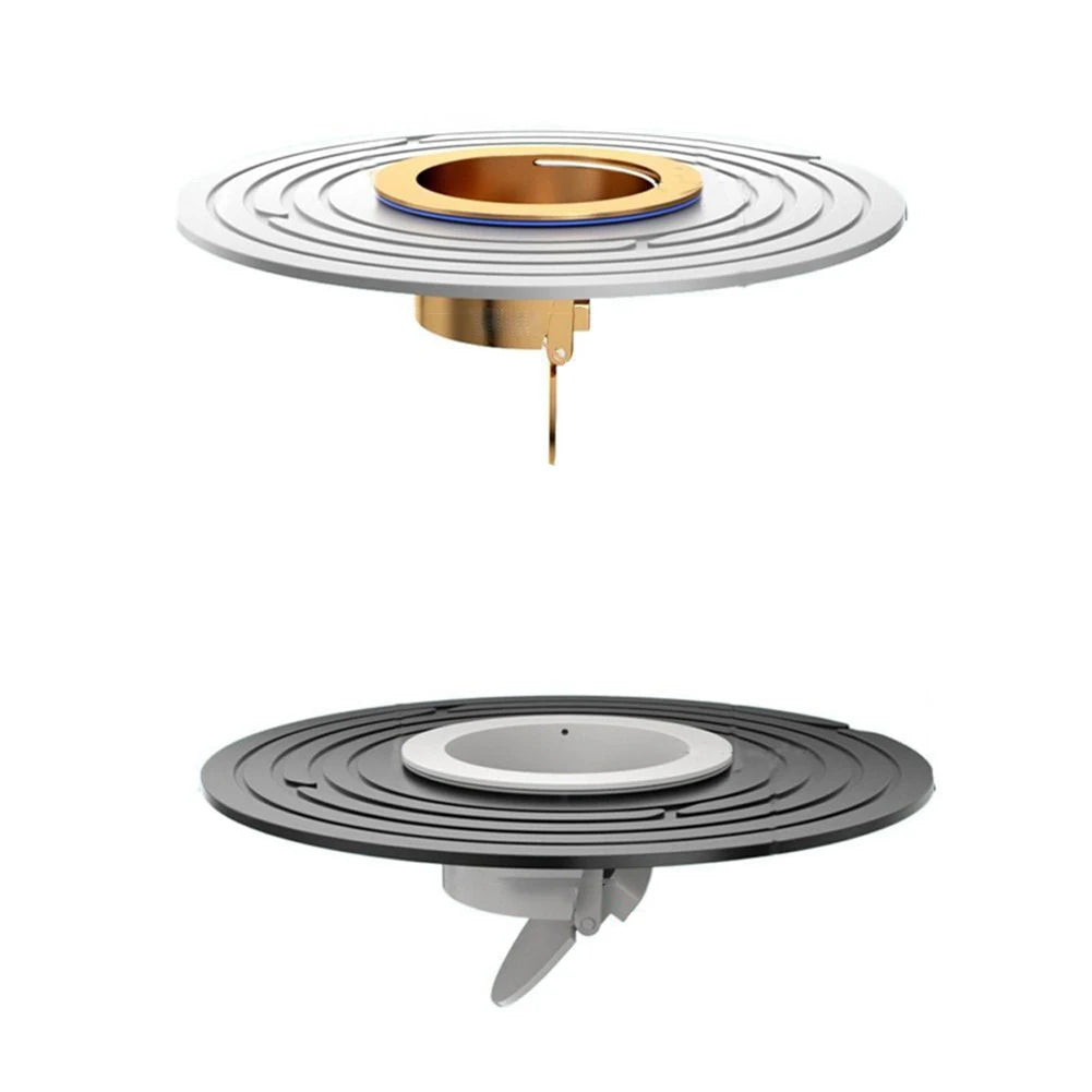 Bathroom Floor Drain Sink Strainer - Backflow Preventer, Odor & Insect Proof, Plastic/Copper Core, 100×42×45 mm (3.94×1.65×1.77 in)