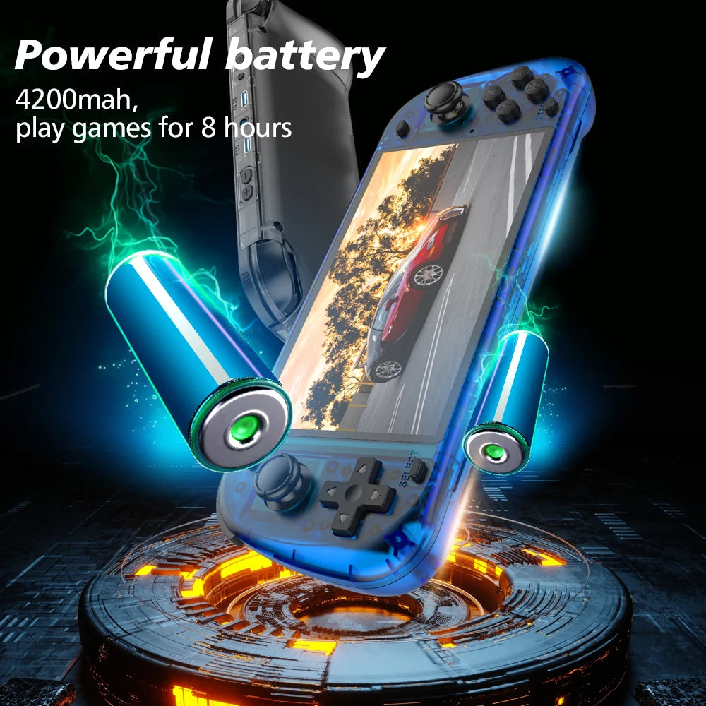 Retro Handheld Game Console 5.1-inch (13 cm) IPS 854x480 Linux 4200mAh Portable Emulator Player 15K+ Classic Games Gift