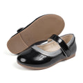 Girls Mary Jane Flats Non-Slip PU Leather All-Season Shoes Ages 3-12 3 Colors