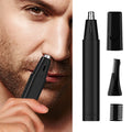 Rechargeable Nose & Ear Hair Trimmer for Men, Eyebrow & Neck Grooming Kit — USB Rechargeable, 60-Min Run Time