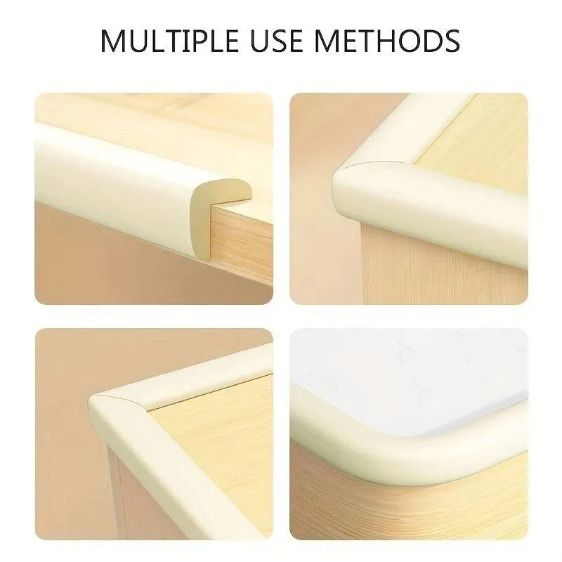 2 m (6.56 ft / 78.7 in) Baby Safety Edge Guard Strip - NBR Table Corner Protector for Kids