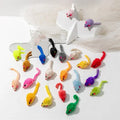 3–200 Pack Rattle Cat Mouse Toys – Prefilled Catnip Faux Fur Interactive Cat Toys for Cats