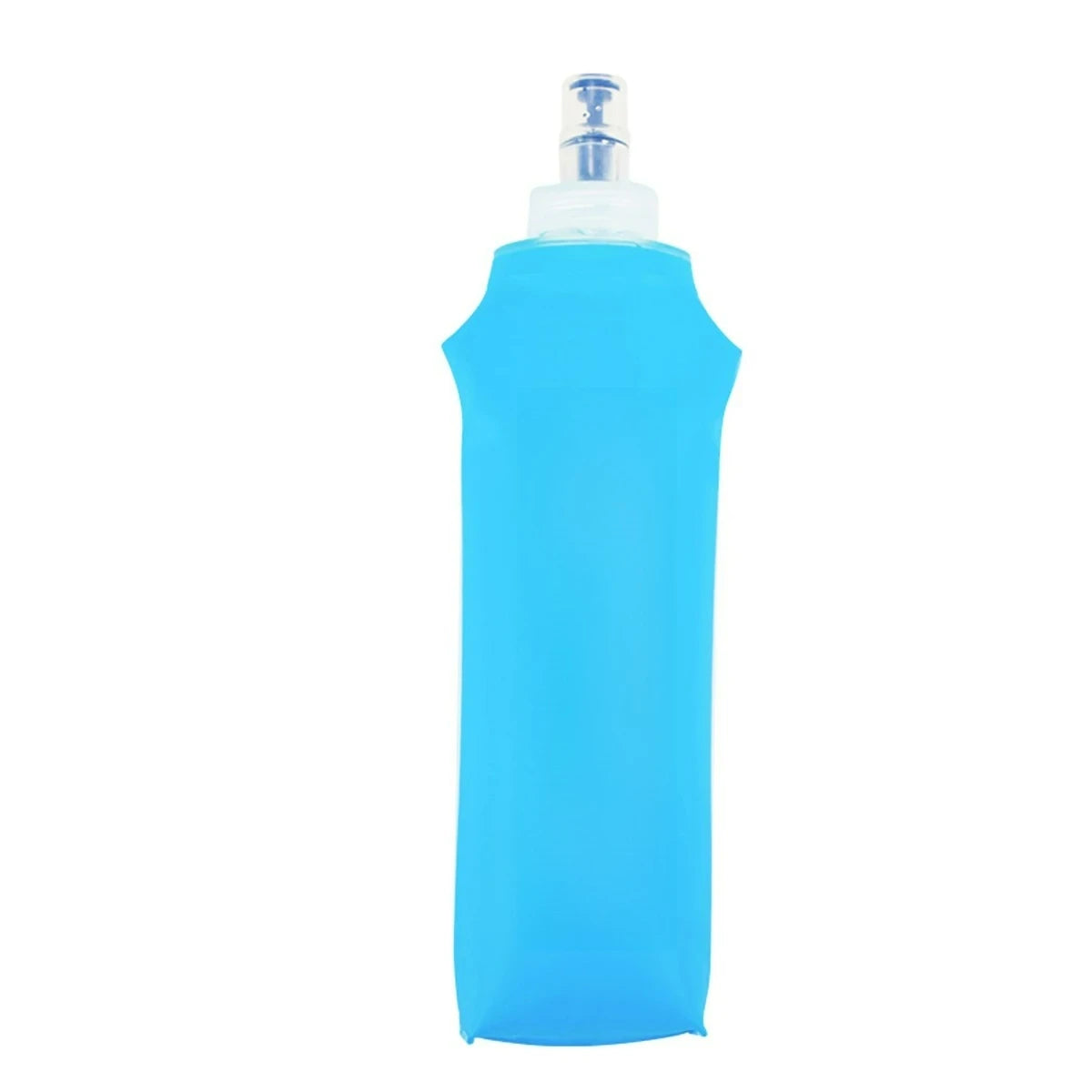 150ml/250ml/500ml (5oz/8.5oz/17oz) Collapsible Silicone Water Bottle with Bite Valve - Portable for Running Camping Hiking Travel