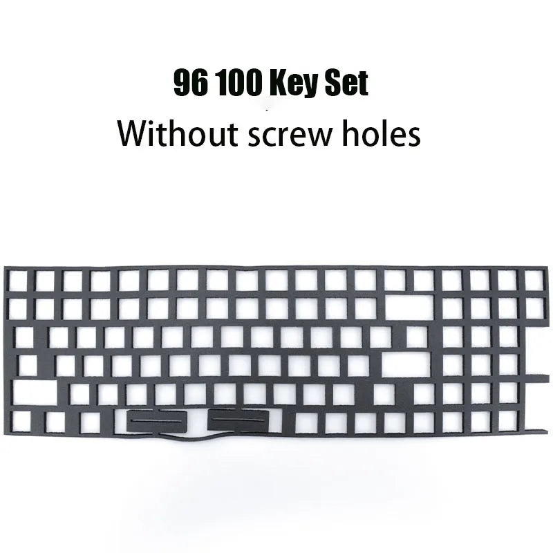 Poron Sandwich Foam Keyboard Dampening Pads — Soft Sound-Absorbing Switch Dampeners for 60/61/63/64/68/75/84/87/96/98/100/104/108-Key Layouts