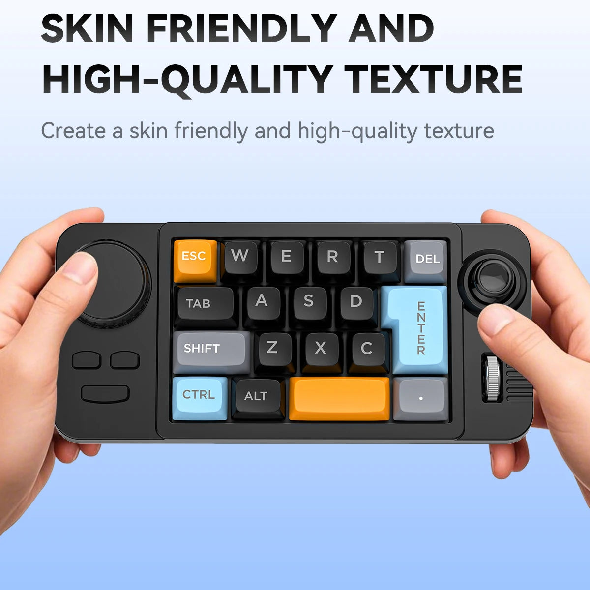 Hot-Swap Wired Mechanical 19-Key Programmable Keypad with RGB Backlight & Rotary Volume Knob for PC Laptop