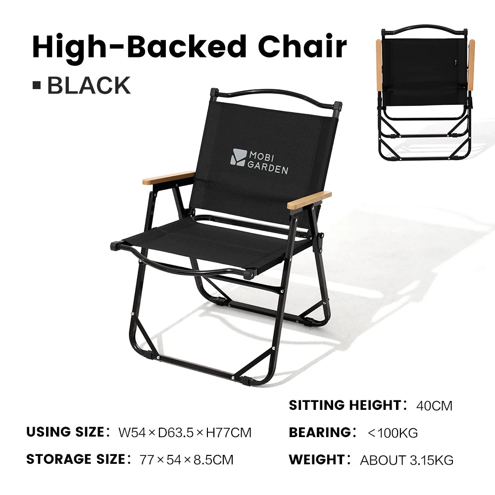 Folding Kermit Camping Chair – Portable Lightweight Carbon Steel Frame