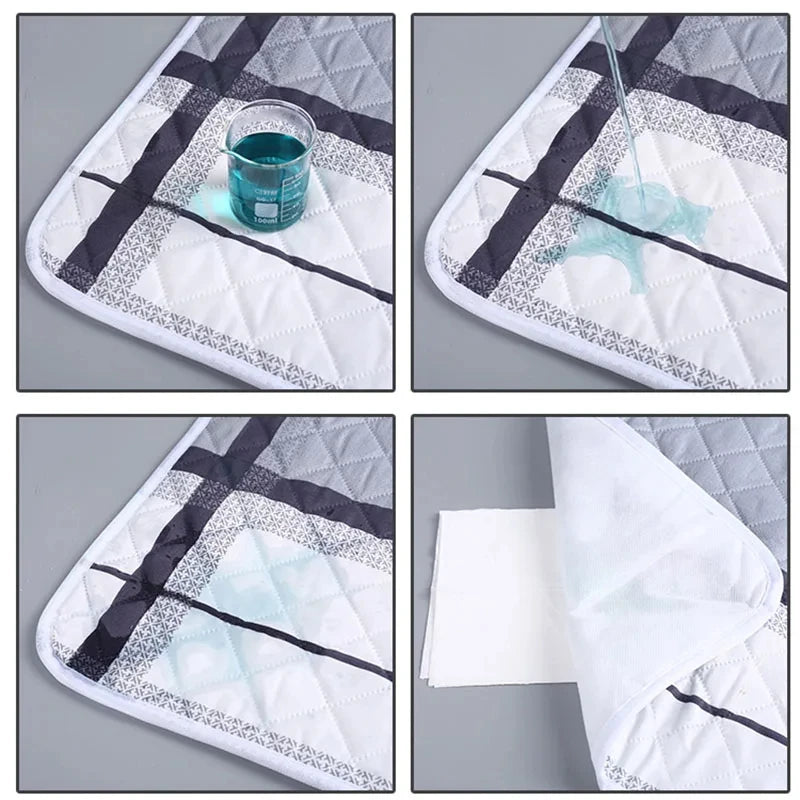 Washable Waterproof Baby & Toddler Mattress Protector Cute Cartoon Reusable Urine Pad 50×70 cm (19.7×27.6 in)