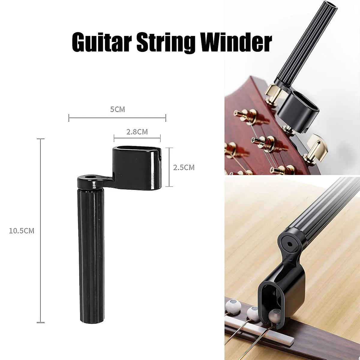48-Piece Acoustic Guitar Accessory Kit, Capo, 3 Sets Strings, 12 Picks, Winder, Bridge Pins & Saddles — All-in-One Guitar Maintenance Kit
