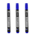 Permanent Fine Tip Marker Pens 1.5mm Waterproof Ink - 3/6 Pack Black Blue Red