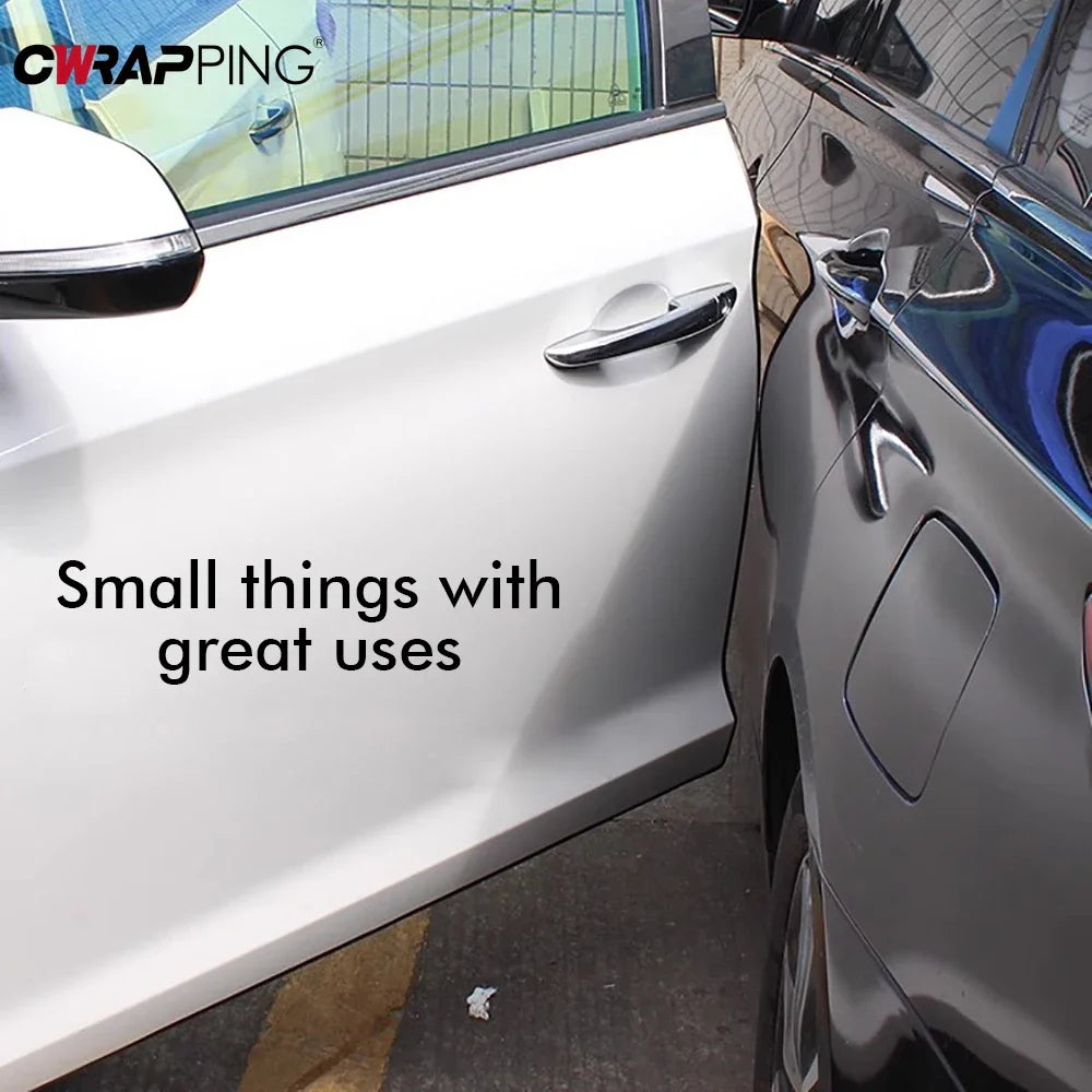 5 m (196 in / 16.4 ft) Transparent PVC Car Door Edge Guard Self-Adhesive Anti-Scratch Anti-Collision Strip